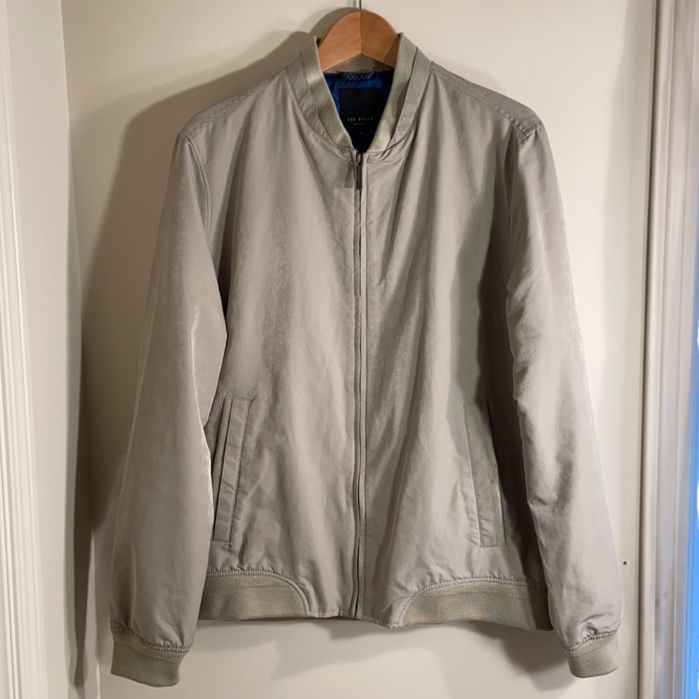 Ted Baker Beige Bomber Jacket